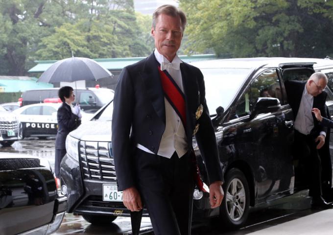 Le Grand-Duc lors de son arrivée