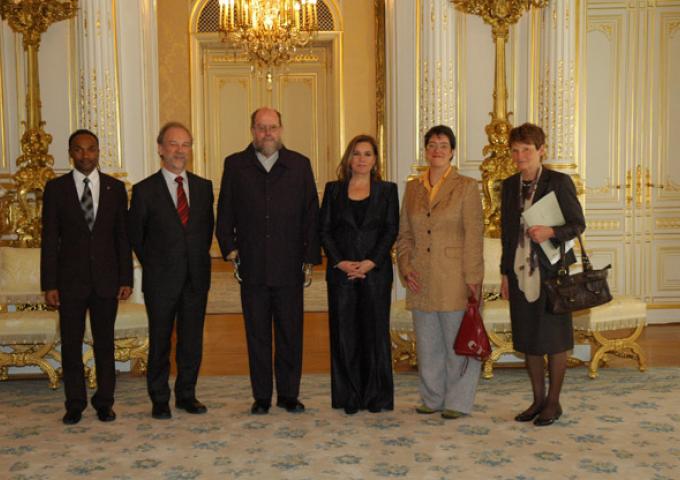 Audience du Père Michael Lapsley