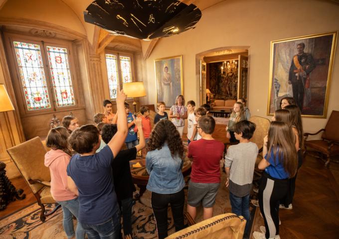 Visite du cycle 4 de l’enseignement fondamental au Palais grand-ducal
