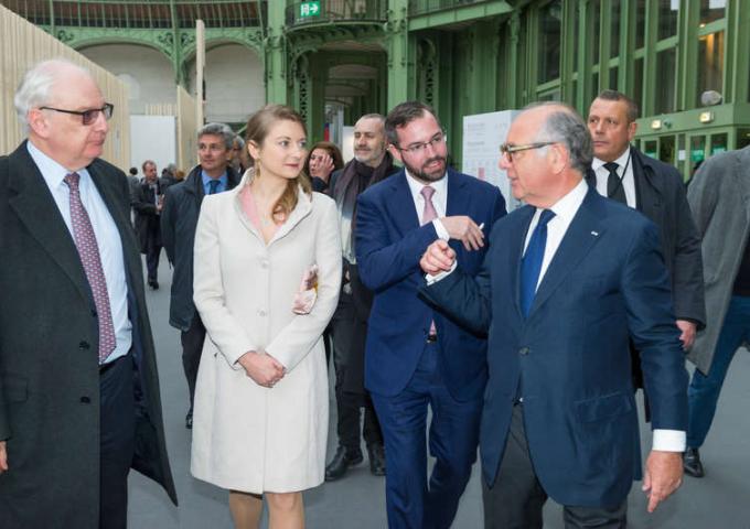 Le Couple héritier lors du vernissage du salon «Révélations»