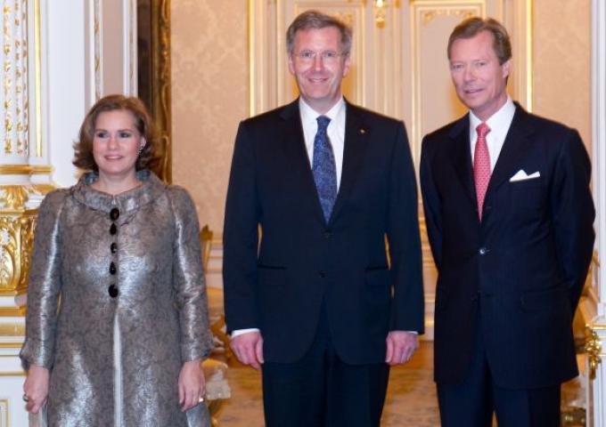 Visite au Luxembourg du président de la République fédérale d'Allemagne