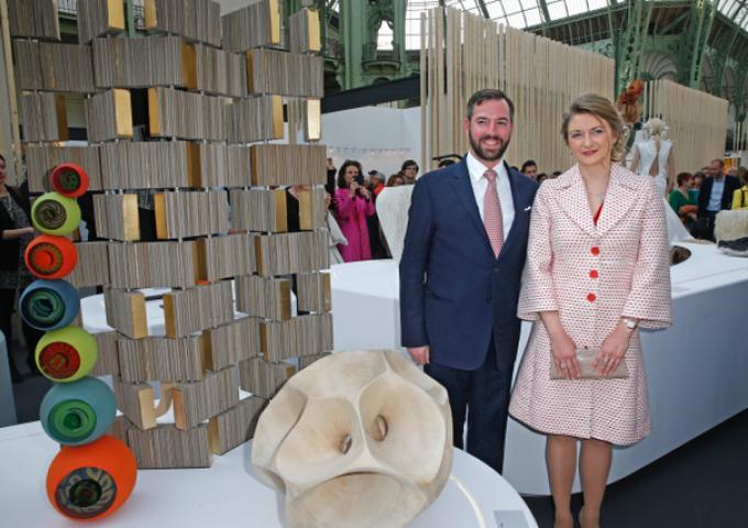 Le Couple héritier los de la soirée luxembourgeoise dans le cadre du Salon « Révélations »