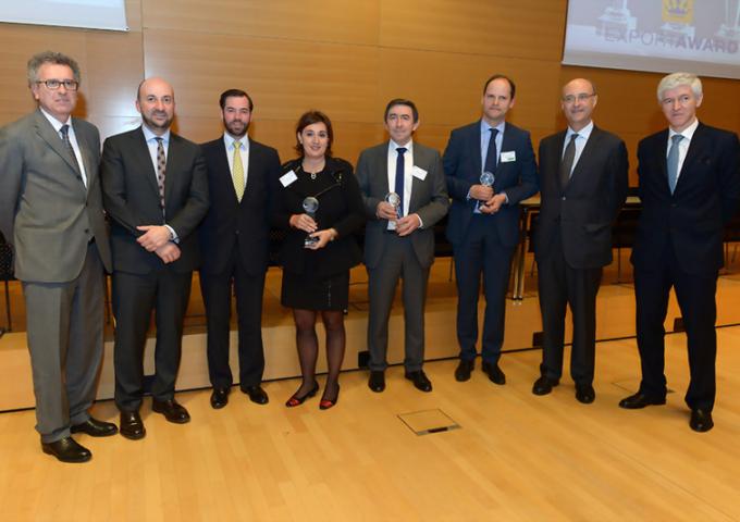 Remise de l'Export Award à la Chambre de Commerce de Luxembourg