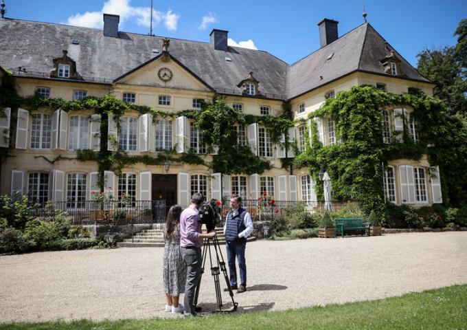 Le Prince Guillaume a participé au reportage "Vakanz Doheem"