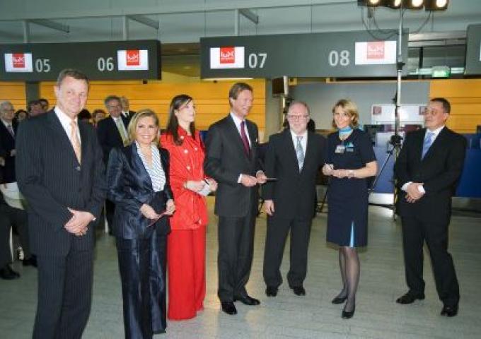 Inauguration de la nouvelle aérogare de Luxembourg-Airport