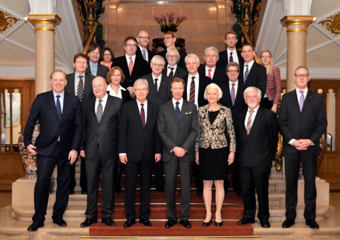 Photo de S.A.R. Le Grand-Duc reçoit en audience Monsieur Jens Böhrnsen