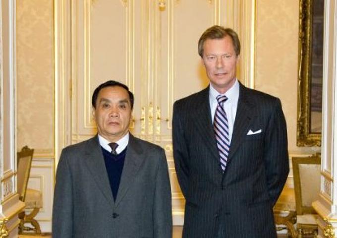 Audience pour le Président du Parlement du Laos