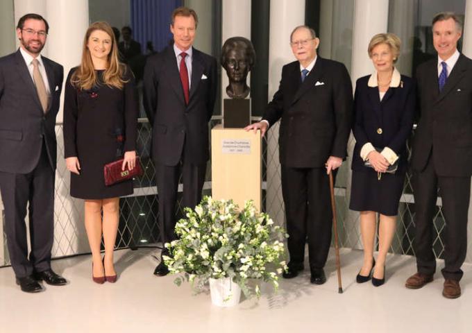 Photo de S.A.R. Le Grand-Duc de Luxembourg et S.A.R. le Grand-Duc Jean