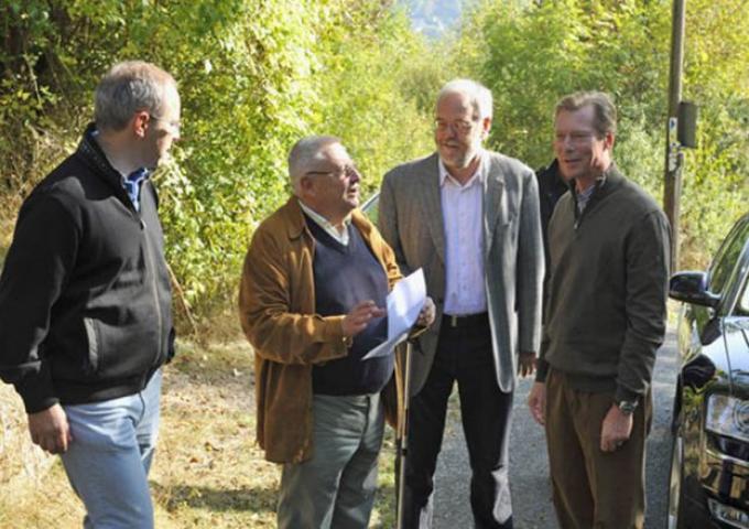 Le Grand-Duc en visite de la Wollerfsschlucht