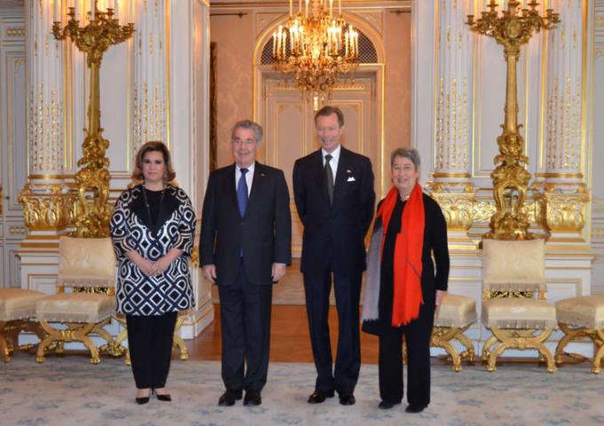 Photo de LL.AA.RR le Grand-Duc et la Grande-Duchesse de Luxembourg