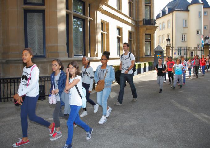 Visites du Palais par les élèves du cycle 4 de l’enseignement fondamental