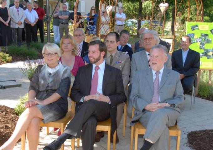 Inauguration du "Garten der Sinne" à Grevenmacher