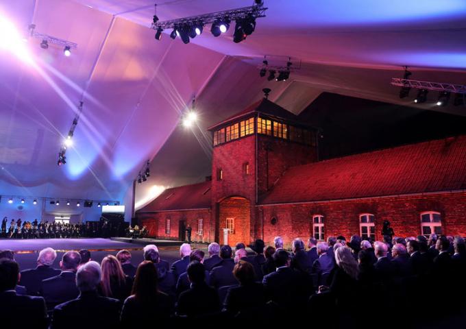 75e anniversaire de la libération du camp de concentration Auschwitz-Birkenau