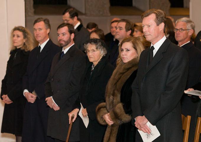 Service religieux en mémoire à la Princesse Elisabeth de Luxembourg