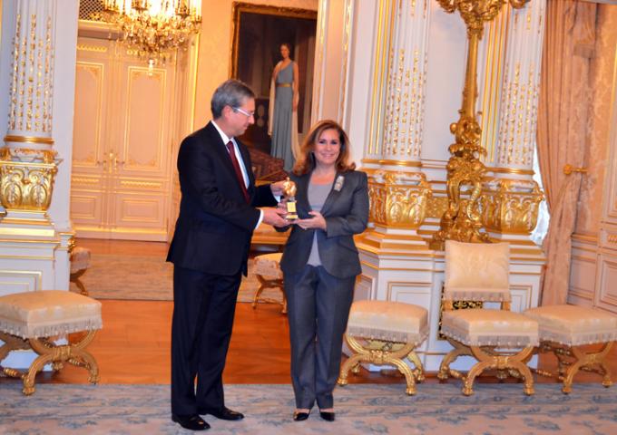 "International Solidarity Award 2013" décerné à S.A.R. la Grande-Duchesse
