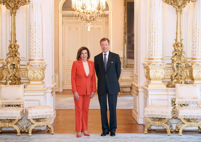 Le Grand-Duc et S.E.Mme Nancy Pelosi