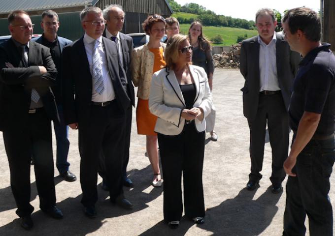 Visite à Ettelbrück du "Haff Ditgesbaach"