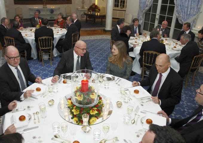 Soirée institutionnelle au Château de Berg