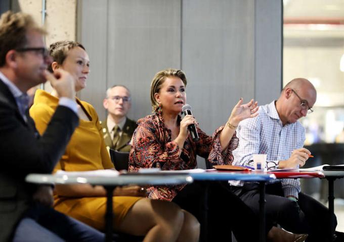 La Grande-Duchesse lors du hackaton