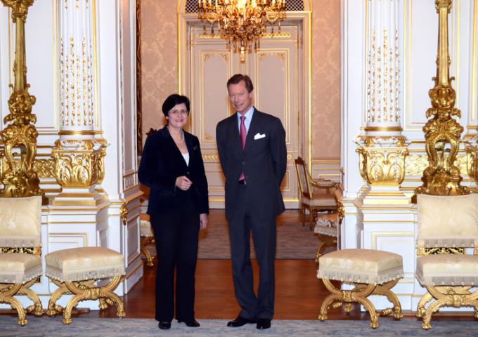 Audience de la Ministre-présidente du länder de la Thuringe