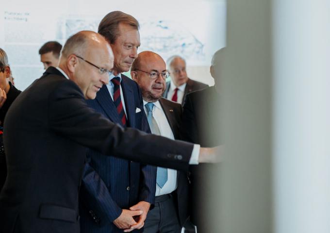 Le Grand-Duc lors de l'inauguration
