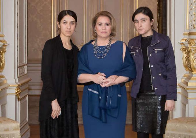 Photo de S.A.R. La Grande-Duchesse de Luxembourg, Nadia Mourad Bassi Taha, Lamiya Aji Bachar