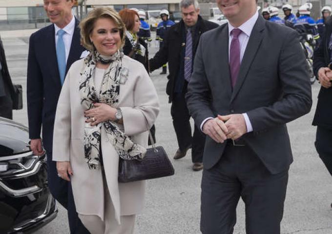Le Couple grand-ducal lors de la Visite d'État en France