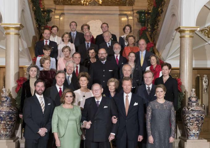 Photo de la Famille grand-ducale de Luxembourg
