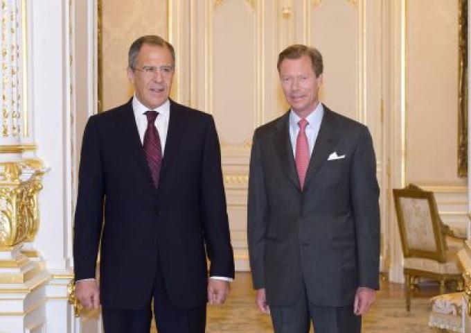 Audience du Ministre des Affaires étrangères de la Fédération de Russie