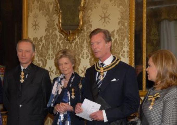 L'Ordre de Malte pour le couple grand-ducal