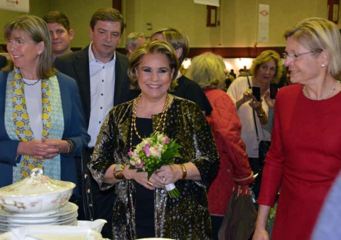 La Grande-Duchesse lors du Bazar de la Croix-Rouge luxembourgeoise