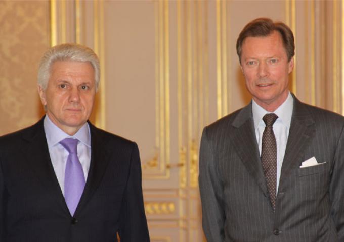 Audience du président du Parlement d'Ukraine