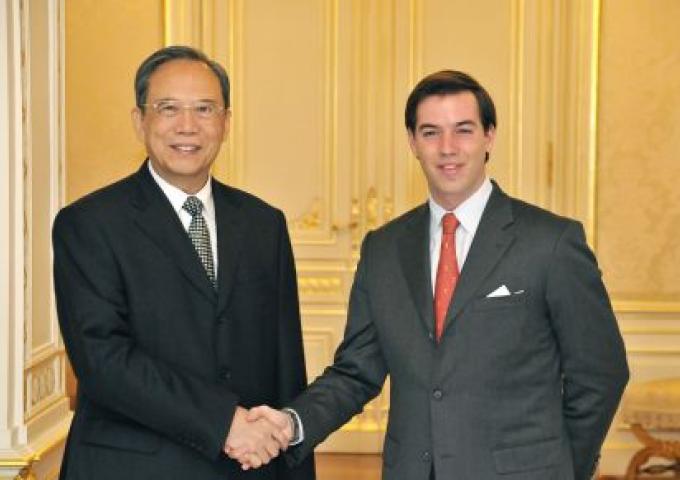 Audience du Vice-Premier Ministre de la République Populaire de Chine