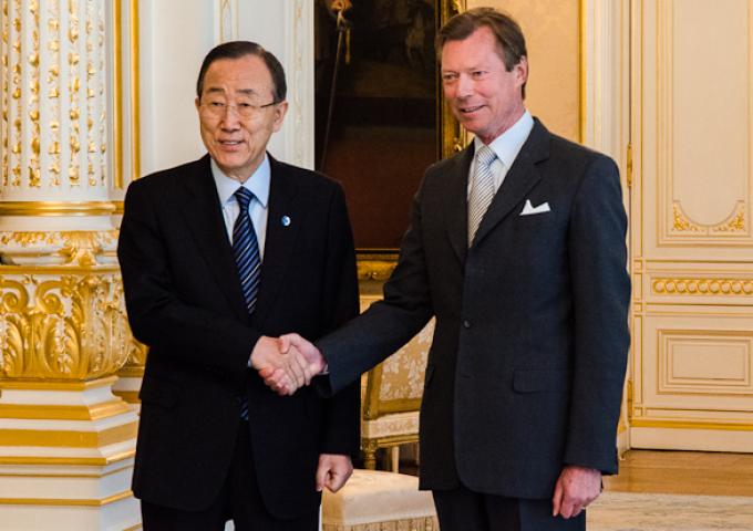 Visite du secrétaire général de l'ONU