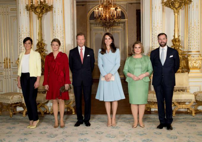La Famille grand-ducale et la Duchesse de Cambridge