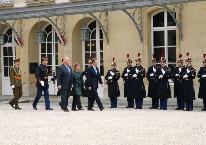 Le Couple grand-ducal lors de la Visite d'État en France