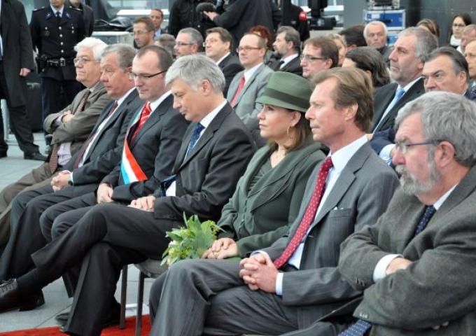 Visite du site Esch-Belval et inauguration de la gare CFL Belval-université