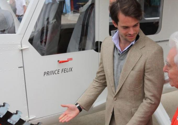Saut en tandem depuis l'aérodrome de Noertrange pour S.A.R. le Prince Félix