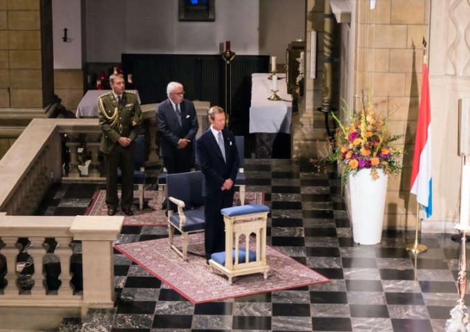 Le Grand-Duc lors de la journée de commémoration nationale