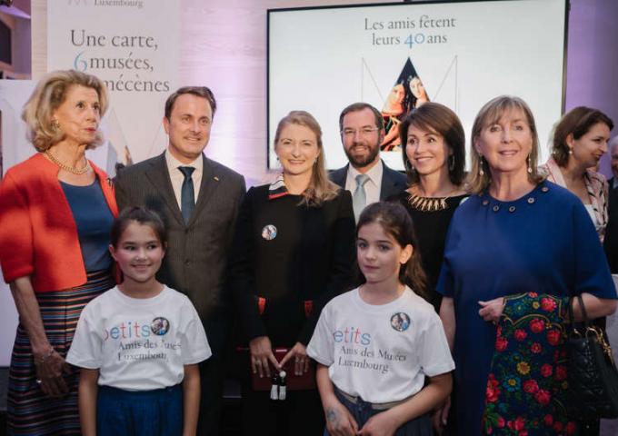 Le Couple héritier lors de la visite