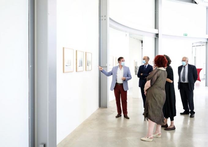 Le Prince héritier a visité l’exposition Heidelberger-Grosbusch