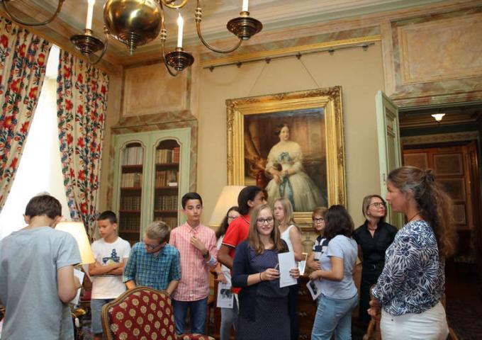 Visite du Palais grand-ducal par les élèves du cycle4 de l’enseignement fondamental