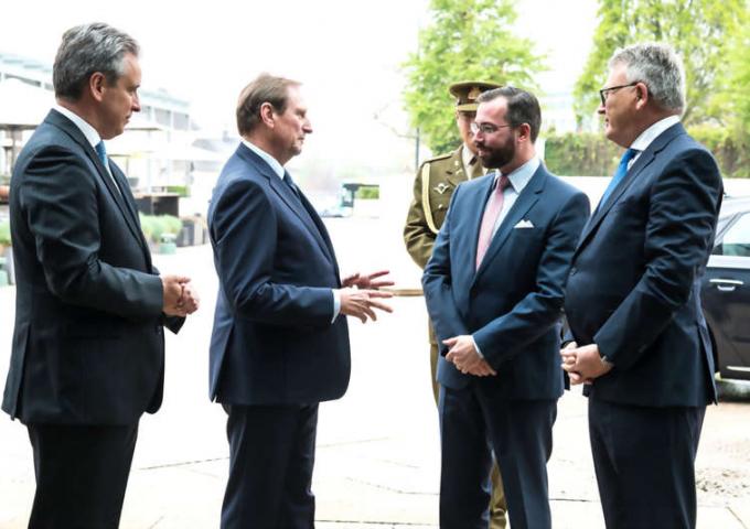 Le Prince héritier lors de la remise Solennelle des Diplômes de Maîtrise et de la Promotion du Travail