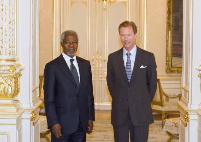 Audience de Monsieur Kofi Annan