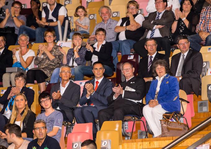 S.A.R. le Grand-Duc Jean assiste au tournoi d’escrime Dr Emile Gretsch