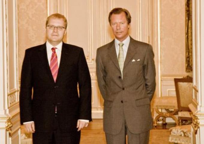 Audience du Ministre des Affaires Etrangères de la République d'Estonie