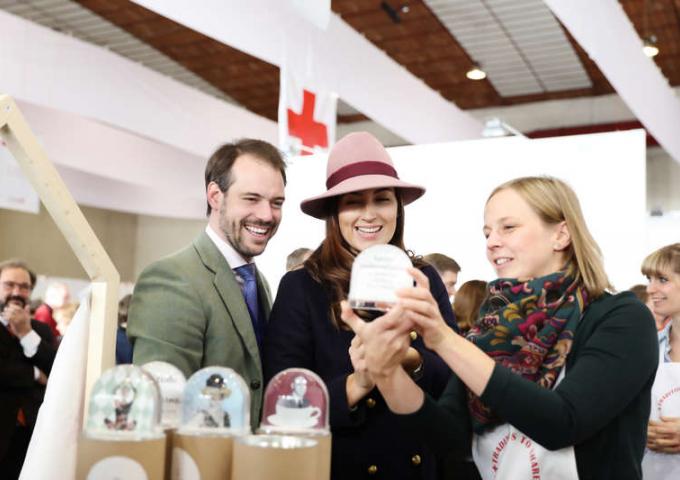 Le Prince Félix et la Princesse Claire lors de la visite
