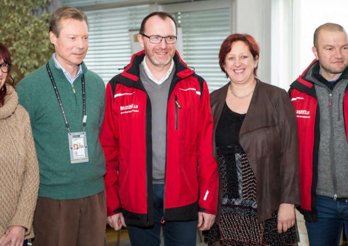 Le Grand-Duc a visité les infrastructures des Championnats du Monde de Cyclo-Cross UCI 2017