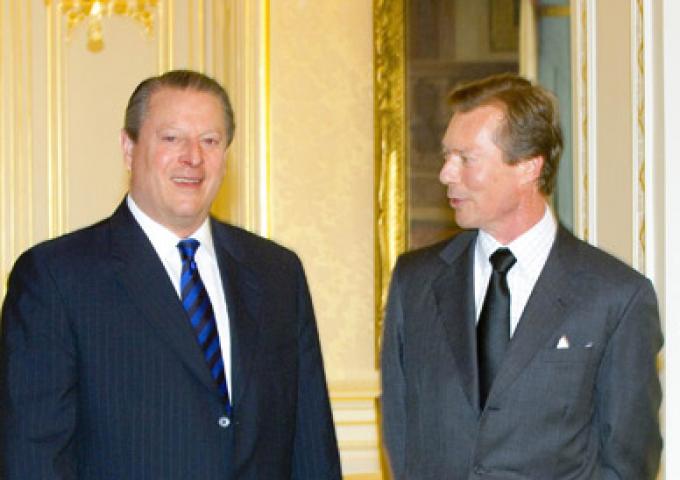 Audience de Monsieur Al Gore