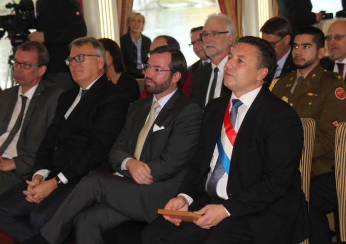 Le Grand-Duc héritier lors du baptême
